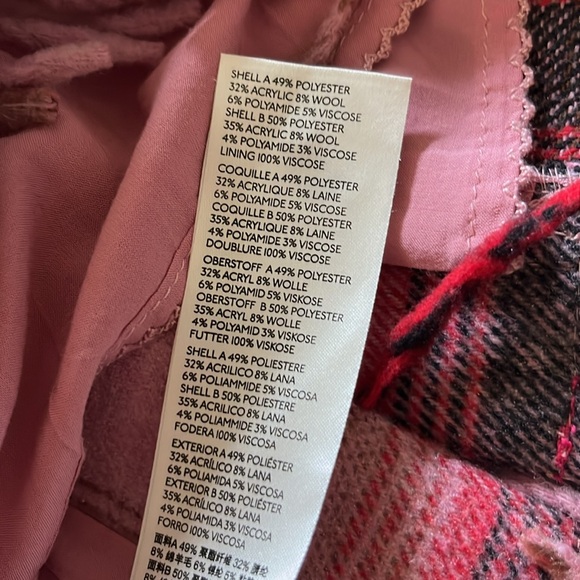 Anthropologie Pink and Red Plaid Mini Skirt - Picture 9 of 10